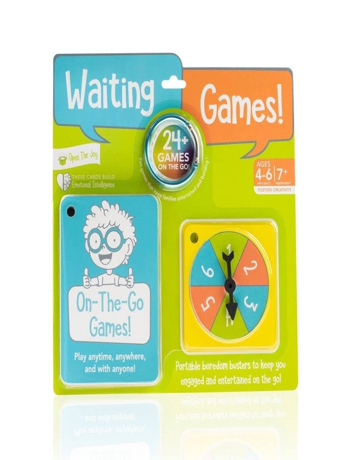 Open The Joy Waiting Games Grab n Go Pack - Endless Fun on The Go: Ultimate Screen-Free Entertainment for Kids - Ages 4+ - Image 1